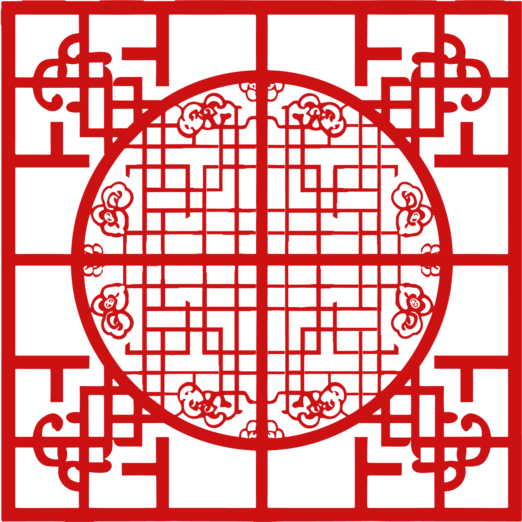剪纸窗花素材