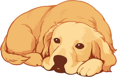 小狗简笔画素材