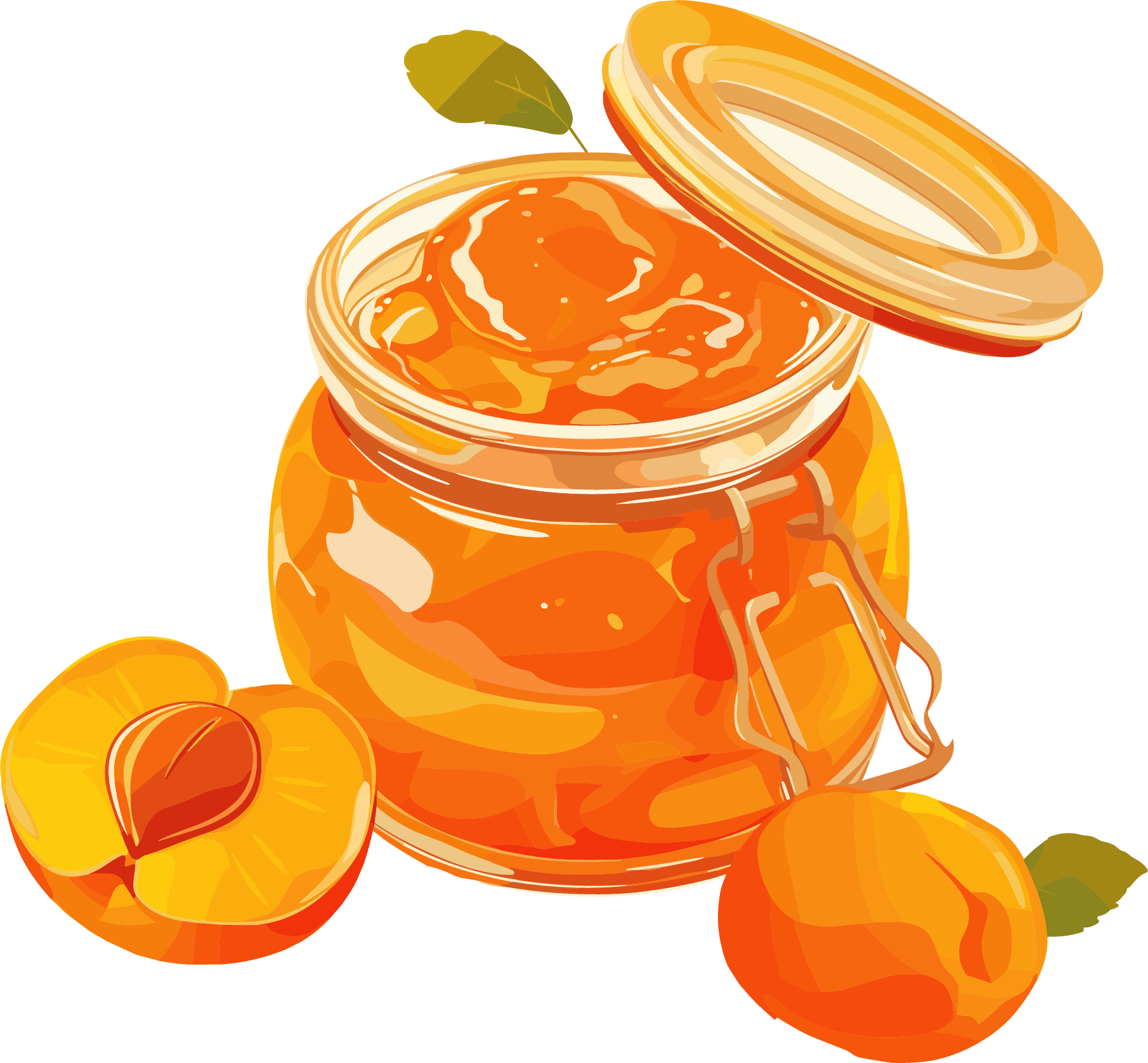杏子酱透明背景素材