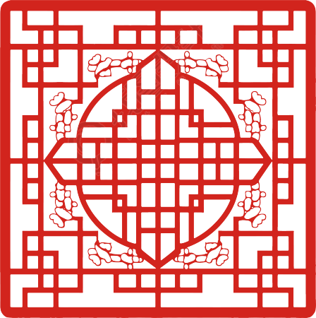 剪纸窗花高清插图