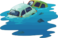 汽车淹没防汛插图