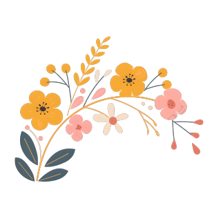 小花PNG向量插画