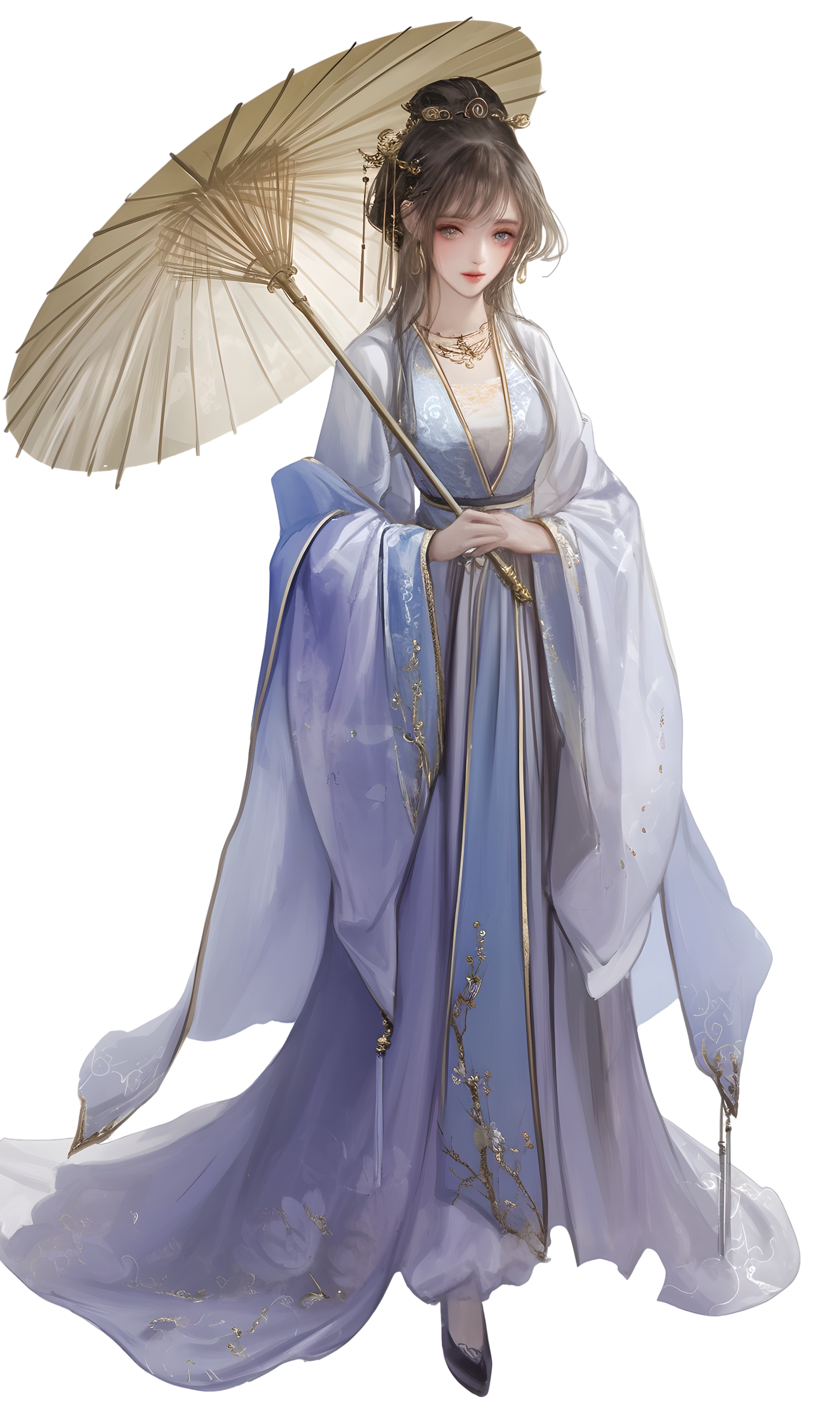 古装美女插图