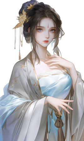 古装美女PNG素材