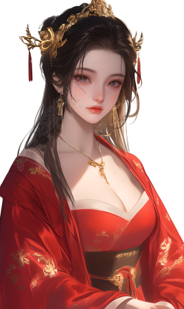古装美女PNG图形素材