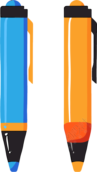 马克笔创意插图