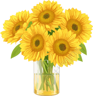 花瓶矢量插图