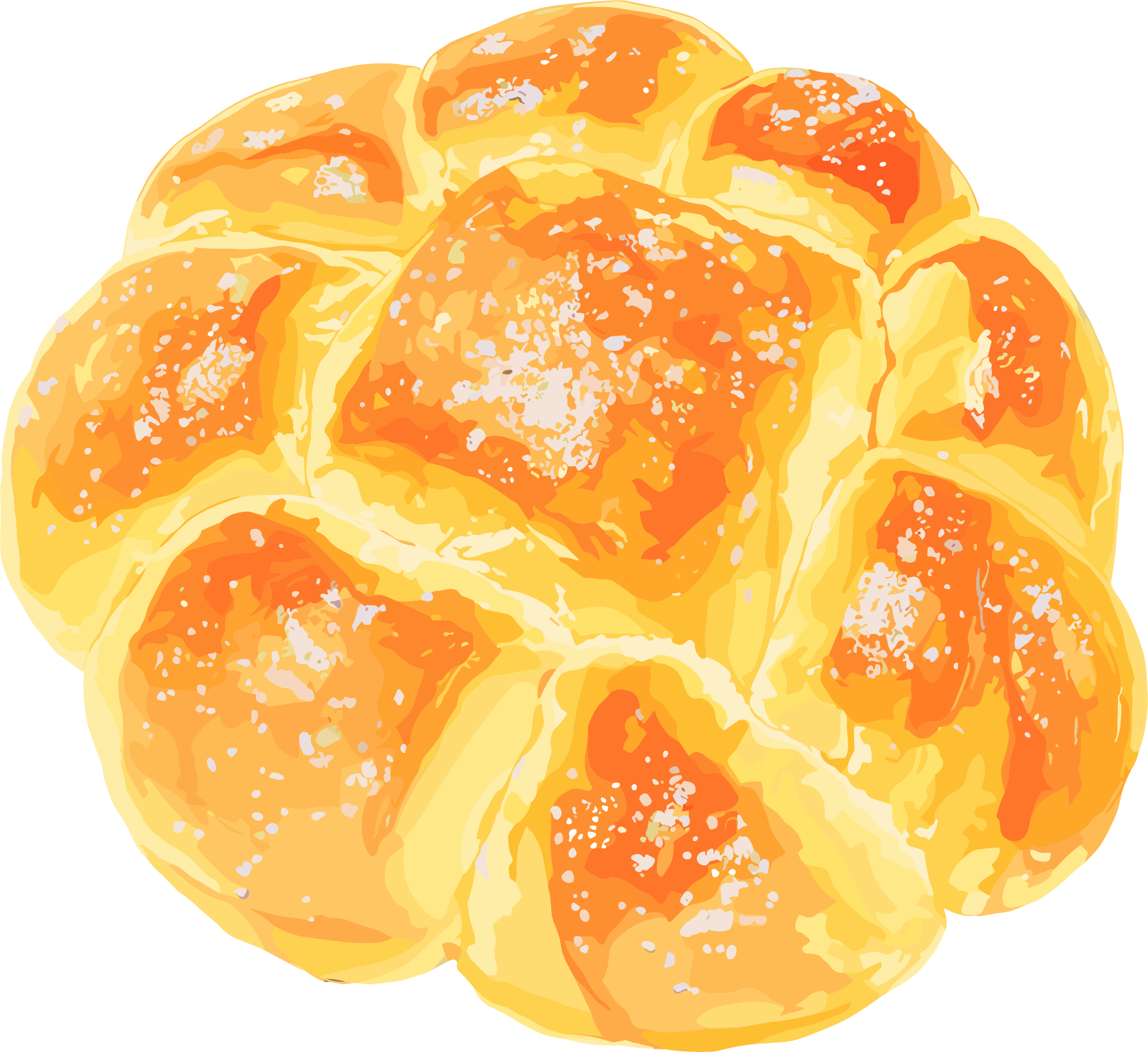 菠萝包美味面包元素