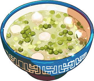 绿豆汤创意素材