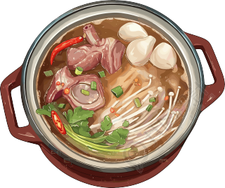 羊肉汤高清图形素材