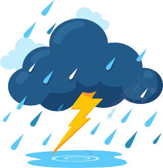 暴风雨图标素材