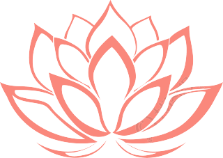 粉色莲花矢量标志素材