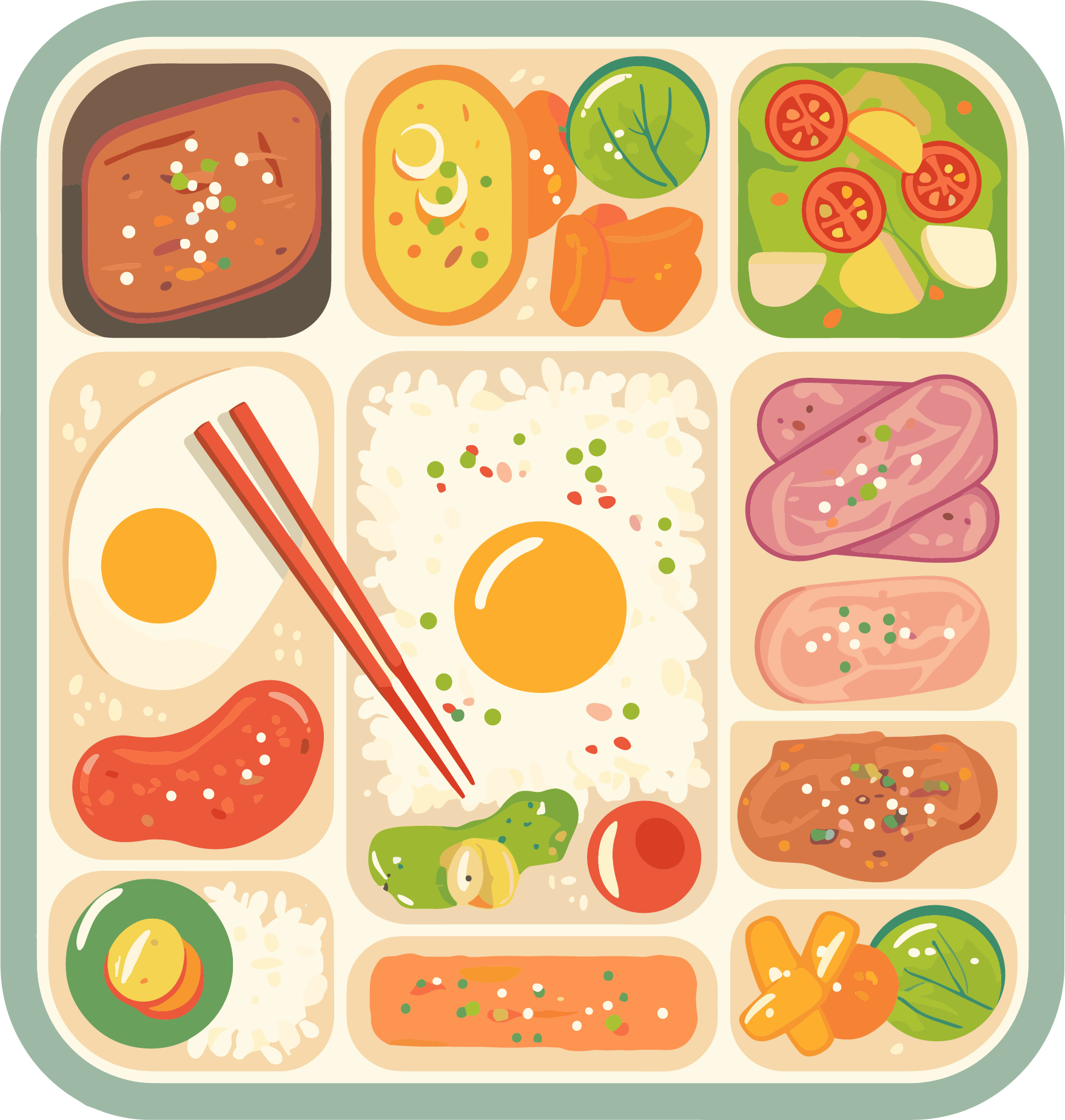幼儿园食谱创意素材