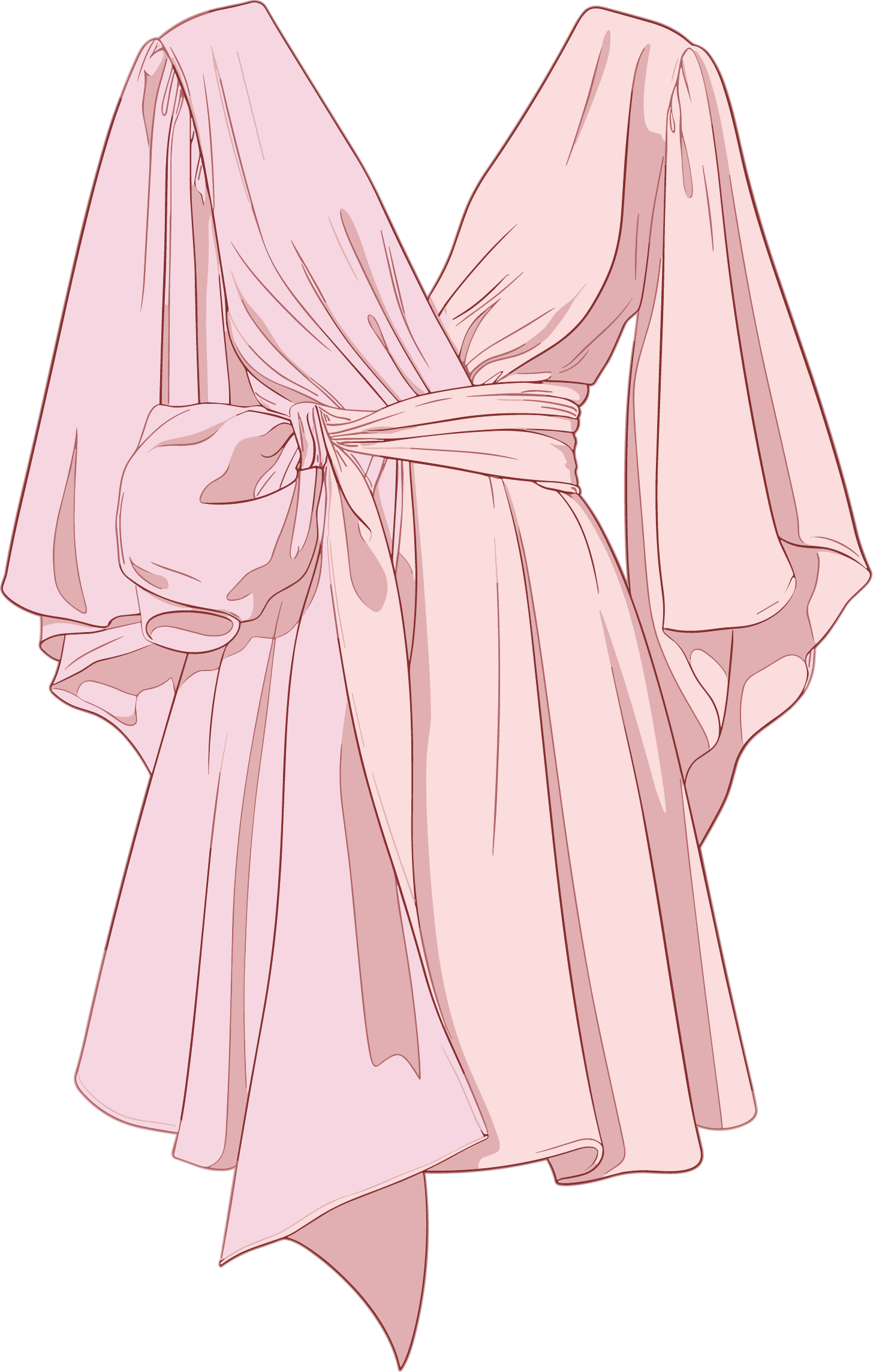 连衣裙时装插画
