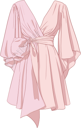 连衣裙时装插画