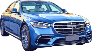高档轿车插画