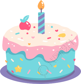 生日蛋糕生日派对素材