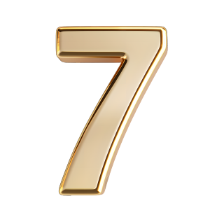 数字7金属风插图