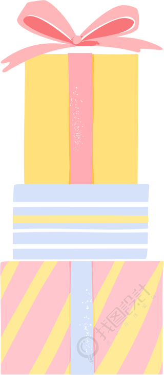 生日派对生日礼物元素