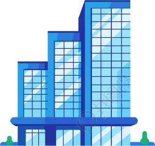 现代建筑插画