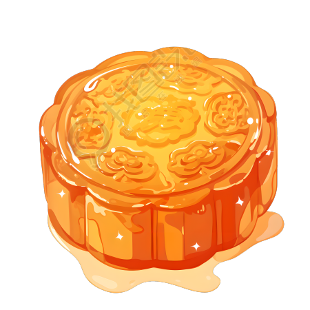 月饼商用插画