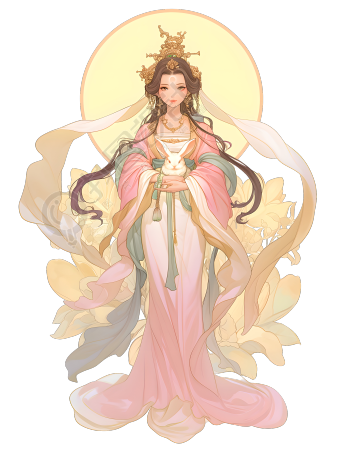 嫦娥玉兔素材