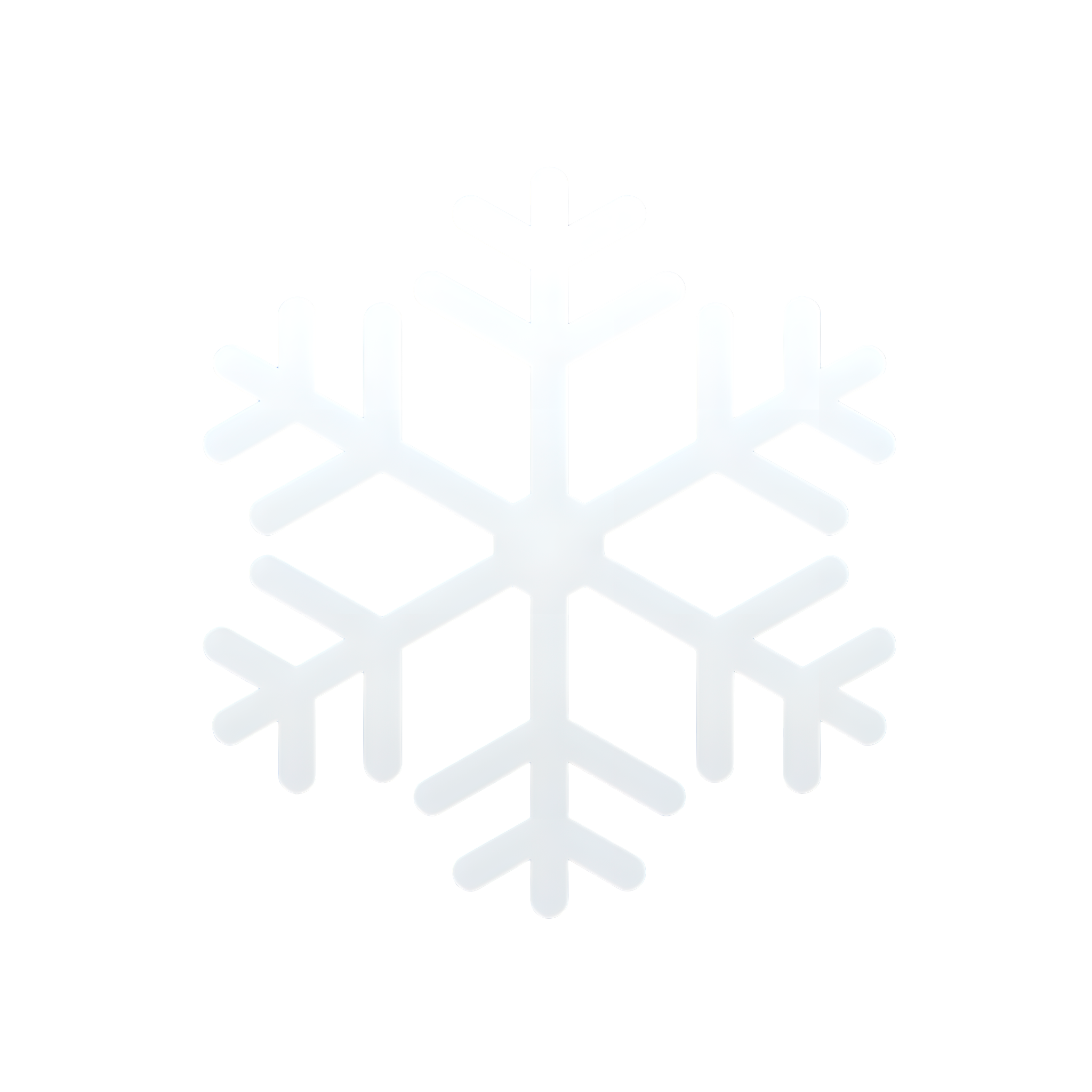 雪花透明背景素材