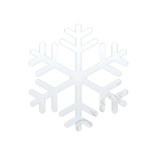 雪花透明背景素材