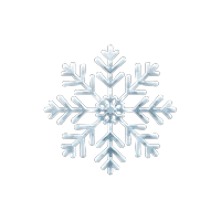 白色雪花元素