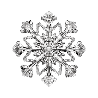 雪花透明背景元素