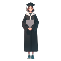 研究生插画设计元素