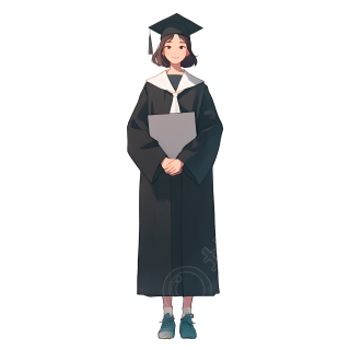 研究生插画设计元素