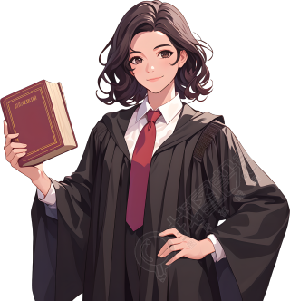 律师插画设计元素