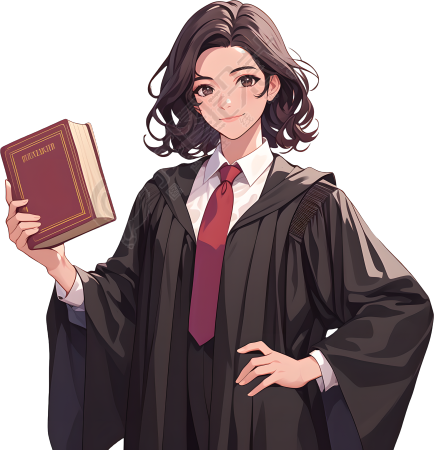 律师插画设计元素