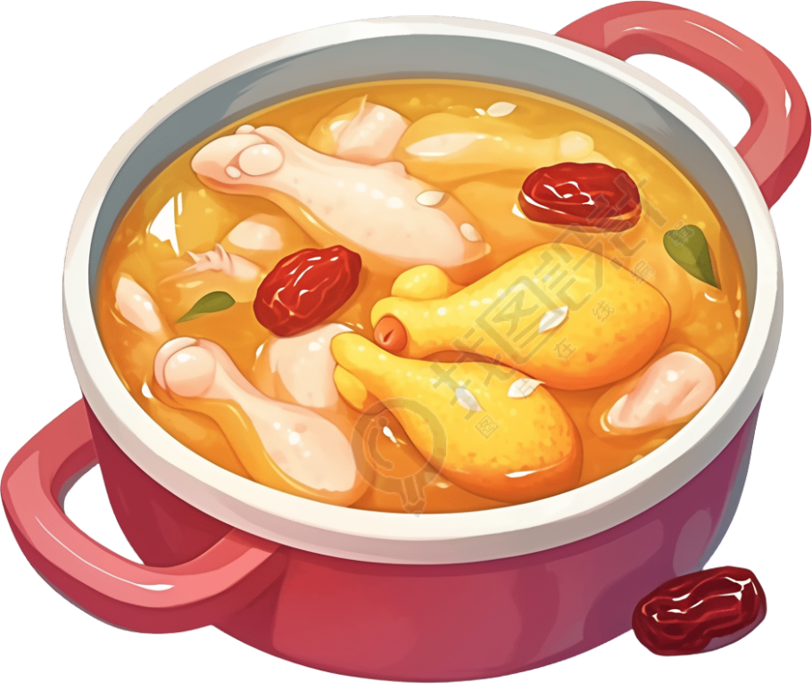 鸡汤商业设计素材