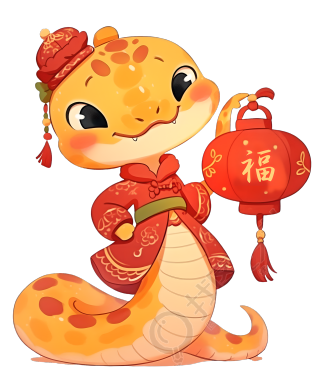 萌萌哒小蛇插画