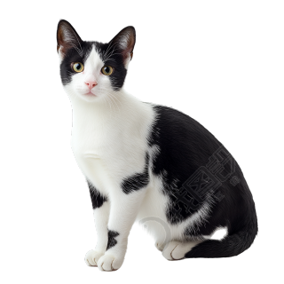 奶牛猫可商业使用素材