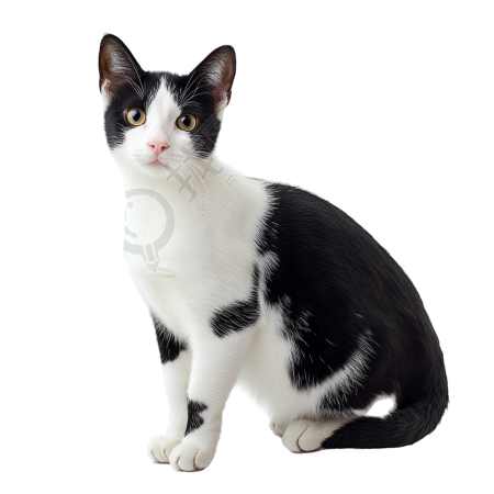 奶牛猫可商业使用素材