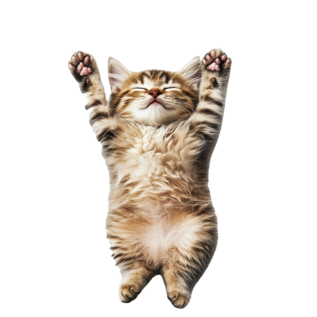 虎斑猫图形素材