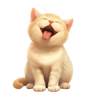 可爱猫咪PNG素材