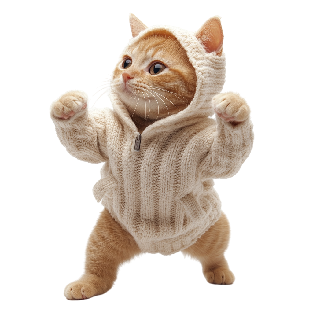 橘猫搞怪素材