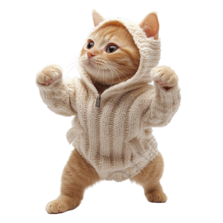 橘猫搞怪素材