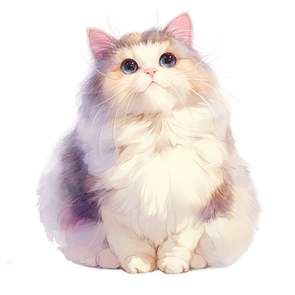 布偶猫可爱元素