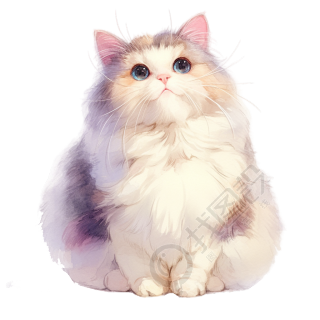 布偶猫可爱元素