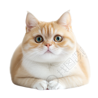 可爱猫咪彩色瞳孔插画