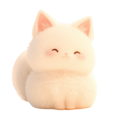 3D小猫PNG创意素材