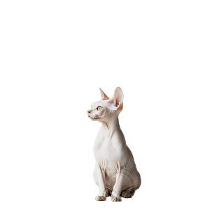 可爱无毛猫高清素材