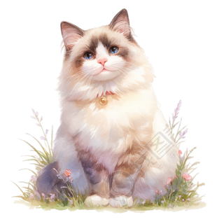 布偶猫可爱素材