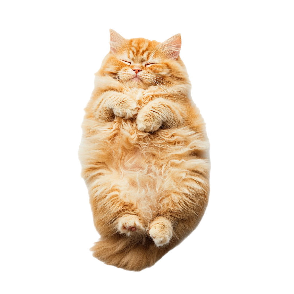 橘猫创意设计元素