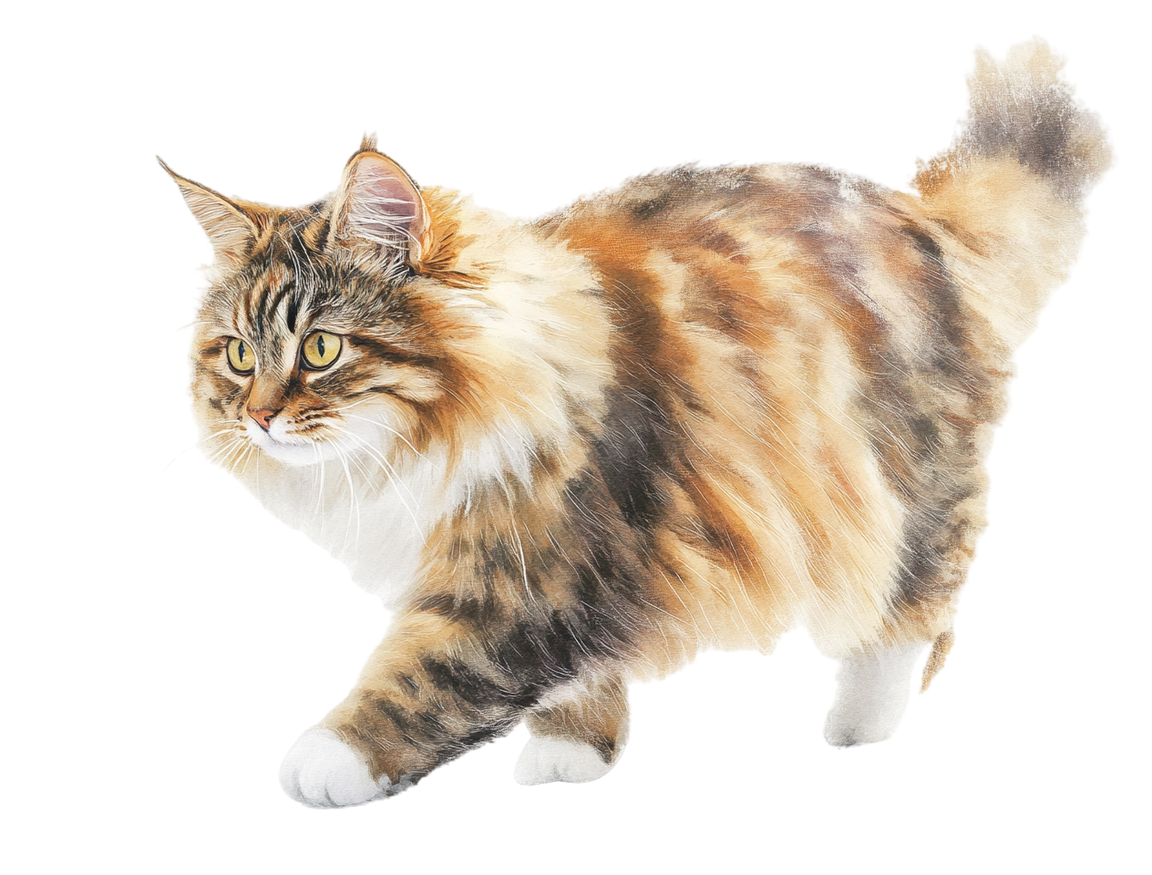 缅因猫透明背景元素